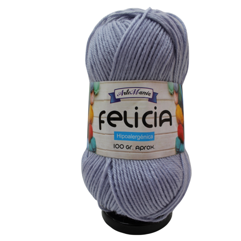 Lana ArteMania Felicia 100gr 876 Gris perla