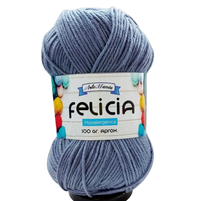 Lana ArteMania Felicia 100gr 872 Gris medio