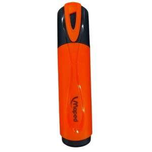 Destacador Artel naranja con clip