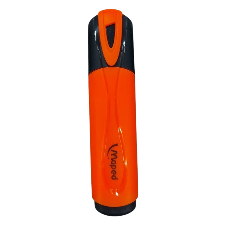 Destacador Artel naranja con clip