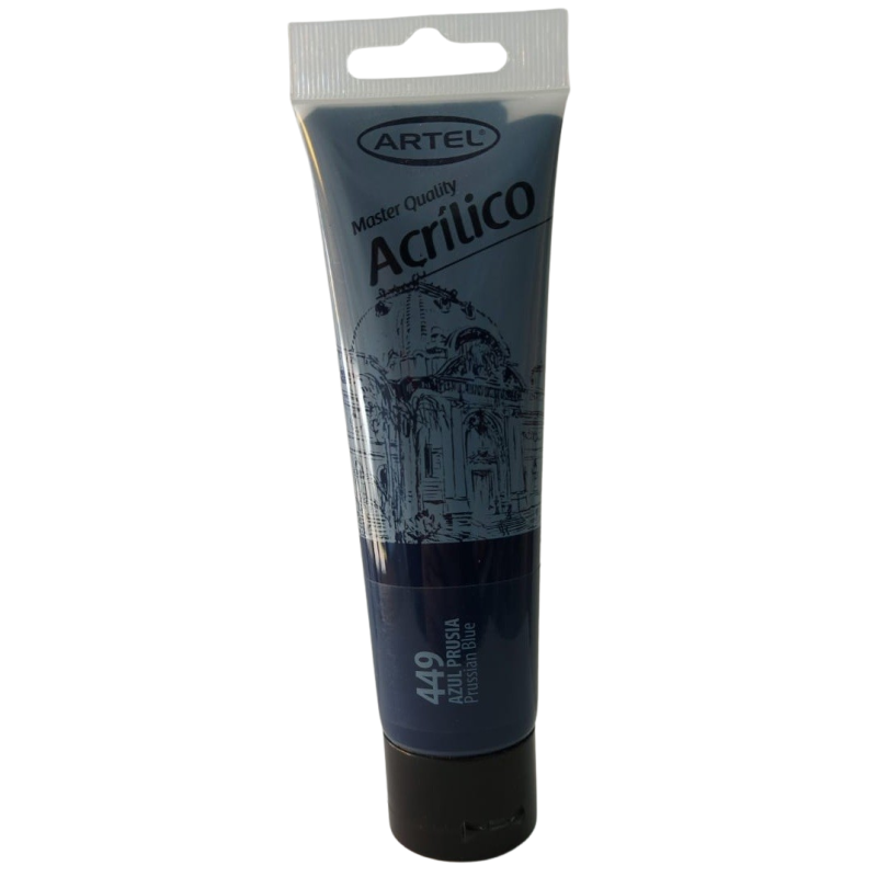 Artel Pintura Acrilica Master Quality 100ml color 449 azul prusia