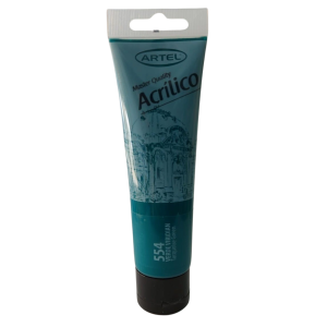 Artel Pintura Acrilica Master Quality 100ml color 554 verde viridian