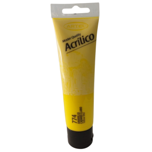 Artel Pintura Acrilica Master Quality 100ml color 774 amarillo cadmio claro