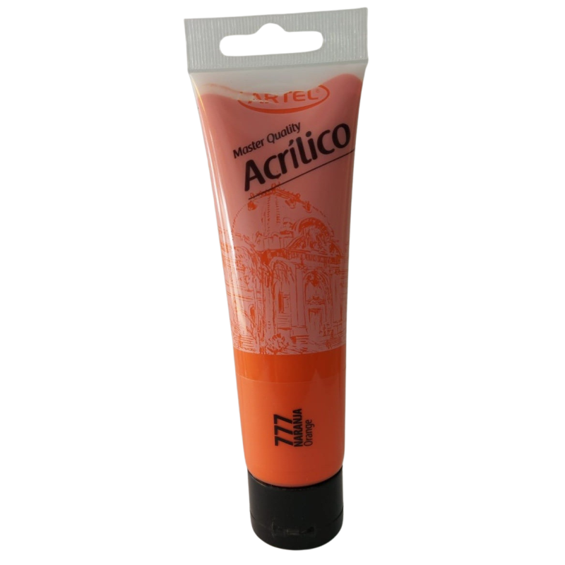 Artel Pintura Acrilica Master Quality 100ml color 777 naranja