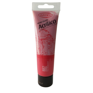 Artel Pintura Acrilica Master Quality 100ml color 887 carmin