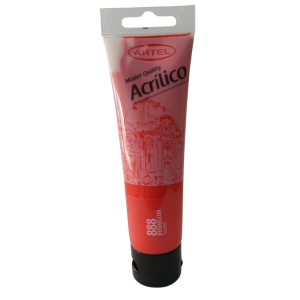 Artel Pintura Acrilica Master Quality 100ml color 888 bermellon