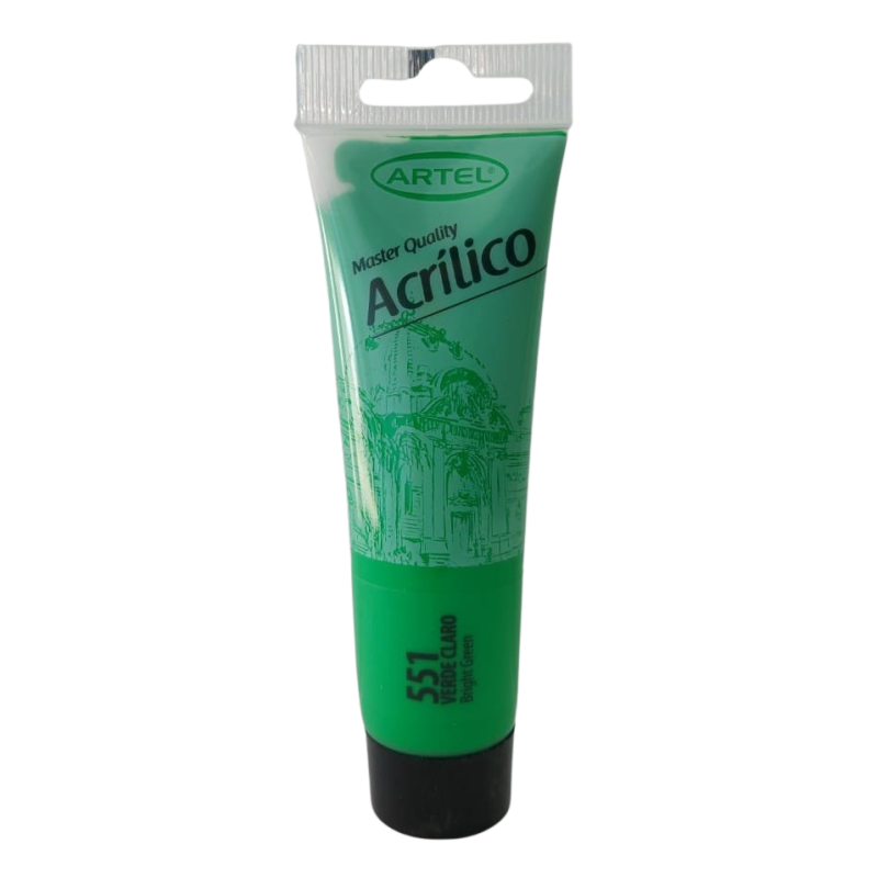 Artel Pintura Acrilica Master Quality 35ml color 551 verde claro