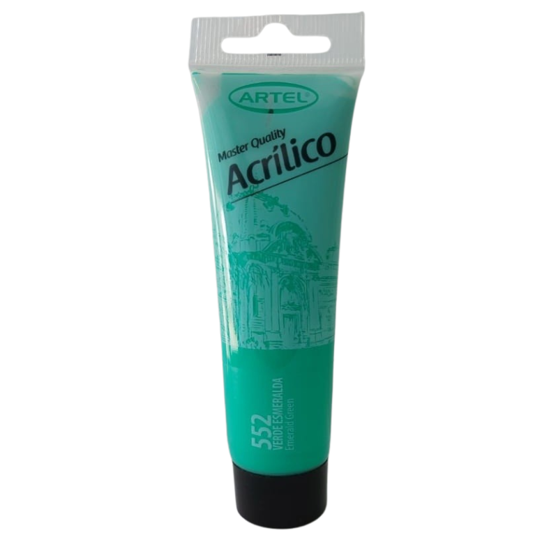 Artel Pintura Acrilica Master Quality 35ml color 552 verde esmeralda