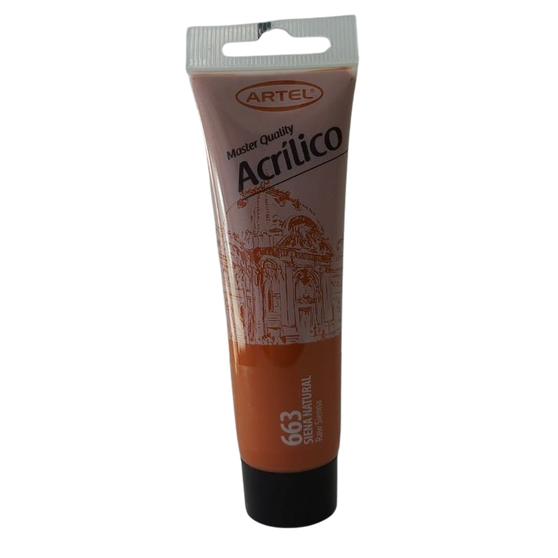 Artel Pintura Acrilica Master Quality 35ml color 663 siena natural