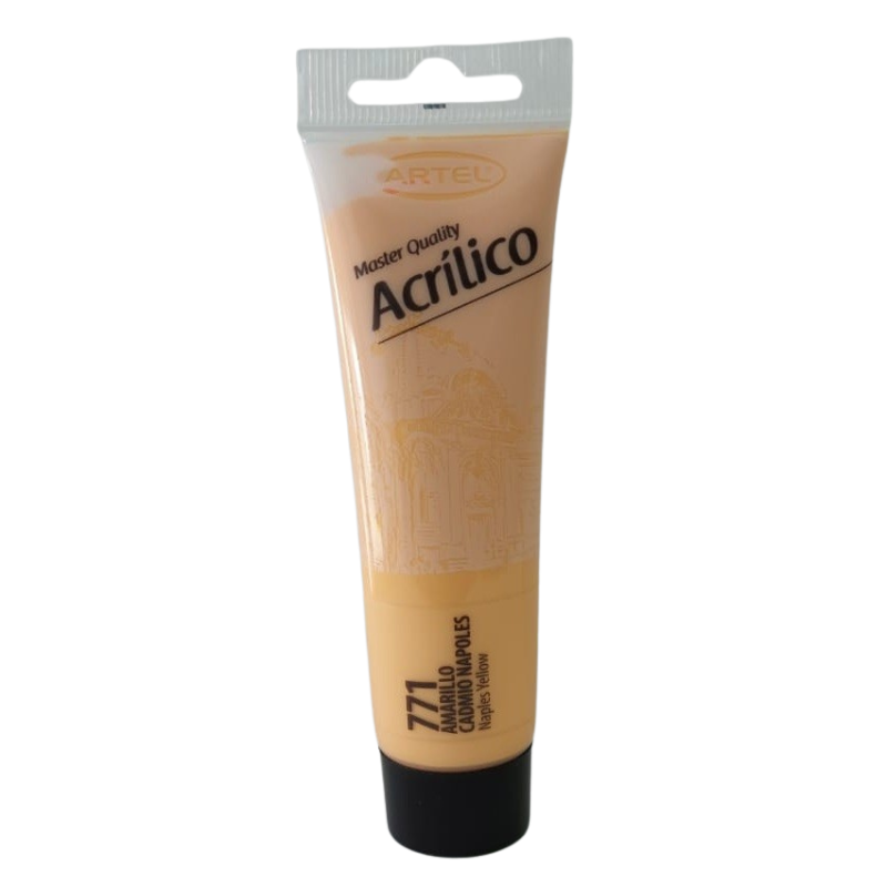 Artel Pintura Acrilica Master Quality 35ml color 771 amarillo cadmio Napole