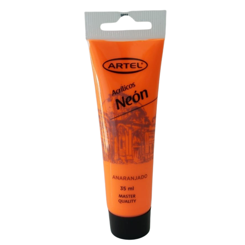 Artel Pintura Acrilica Master Quality 35ml color 830 anaranjado neon