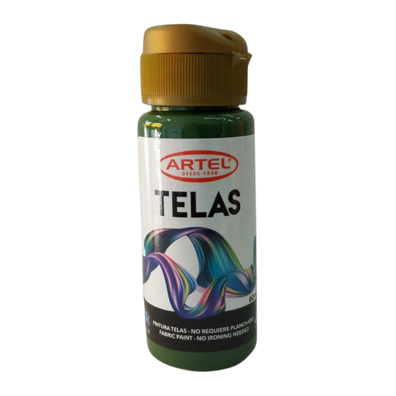 Artel Telas 60ml color 55 verde amarillo