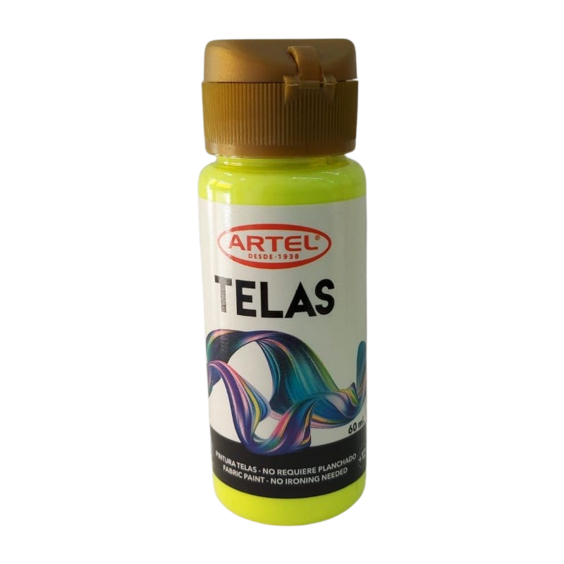 Artel Telas 60ml color 171 neon amarillo