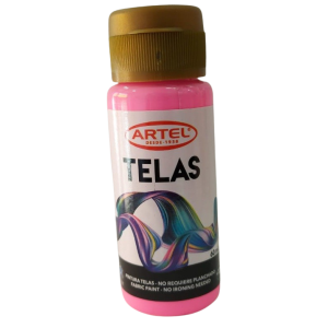 Artel Telas 60ml color 184 neon rosado