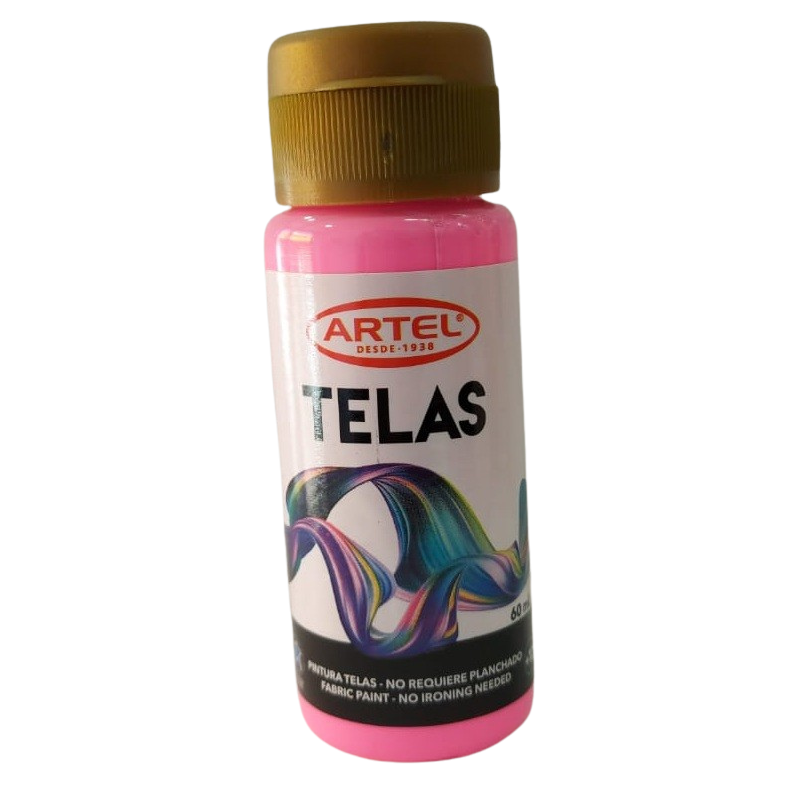 Artel Telas 60ml color 184 neon rosado