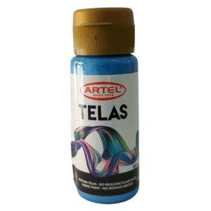 Artel Telas 60ml color 344 metalico azul