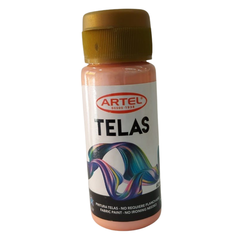 Artel Telas 60ml color 388 metalico rosa