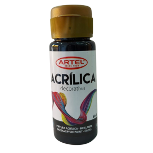 Acrílico decorativo 60ml color 200 negro