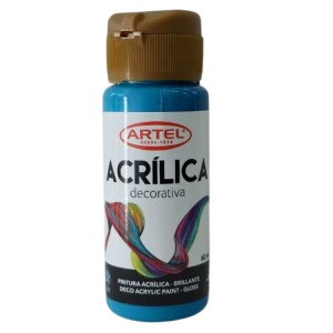 Artel Acrílico decorativo 60ml color 400 azul calipso
