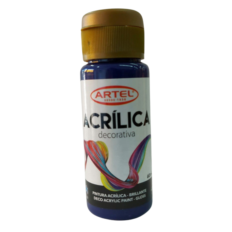 Artel Acrílico decorativo 60ml color 401 azul