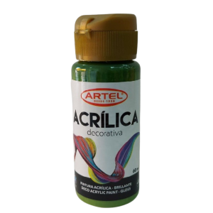 Artel Acrílico decorativo 60ml color 500 verde gala