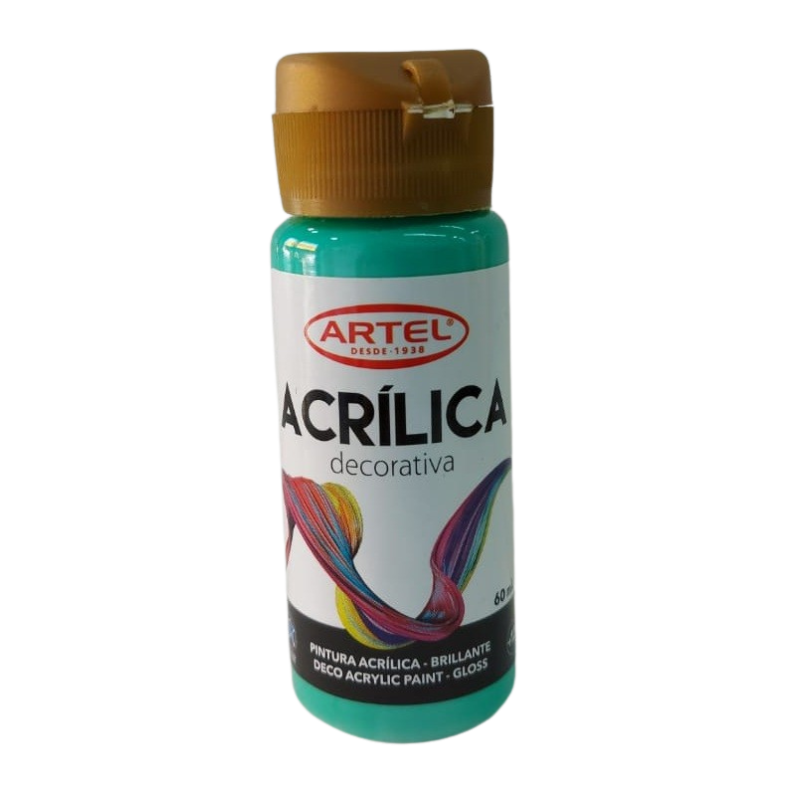 Artel Acrílico decorativo 60ml color 503 turquesa