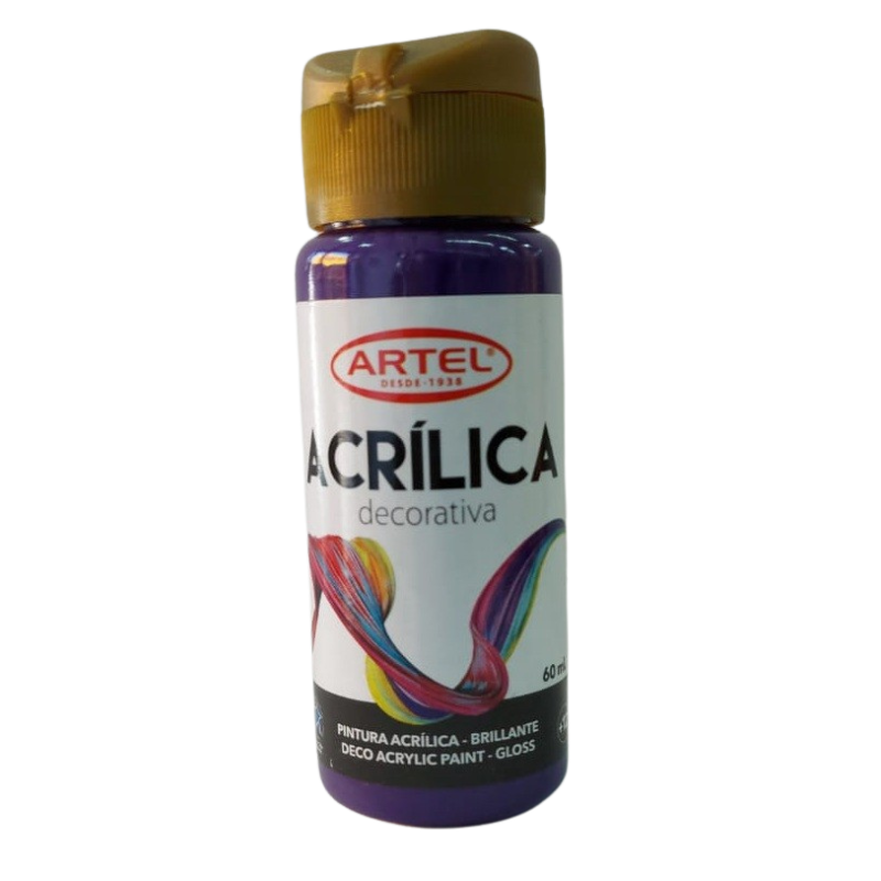 Artel Acrílico decorativo 60ml color 480 violeta