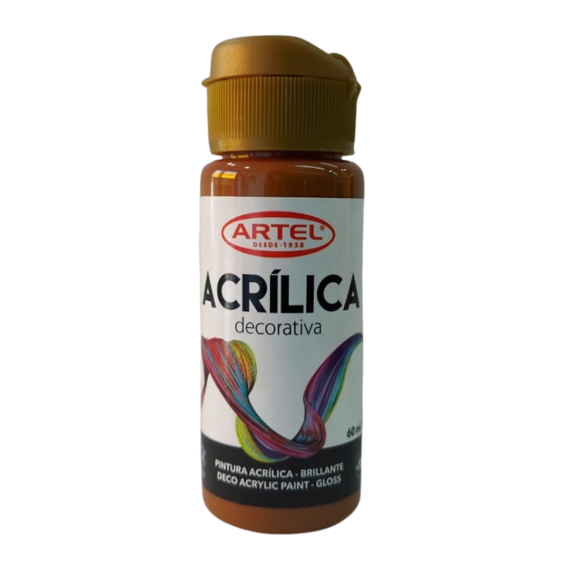 Artel Acrílico decorativo 60ml color 600 chocholate