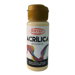 Artel Acrílico decorativo 60ml color 700 mantequilla