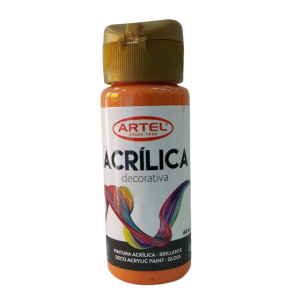 Artel Acrílico decorativo 60ml color 770 anaranjado
