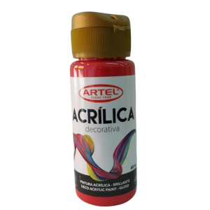 Artel Acrílico decorativo 60ml color 800 rojo
