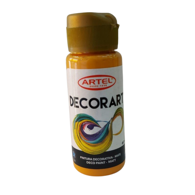 Artel Decorart 60ml color 73 amarillo ocre