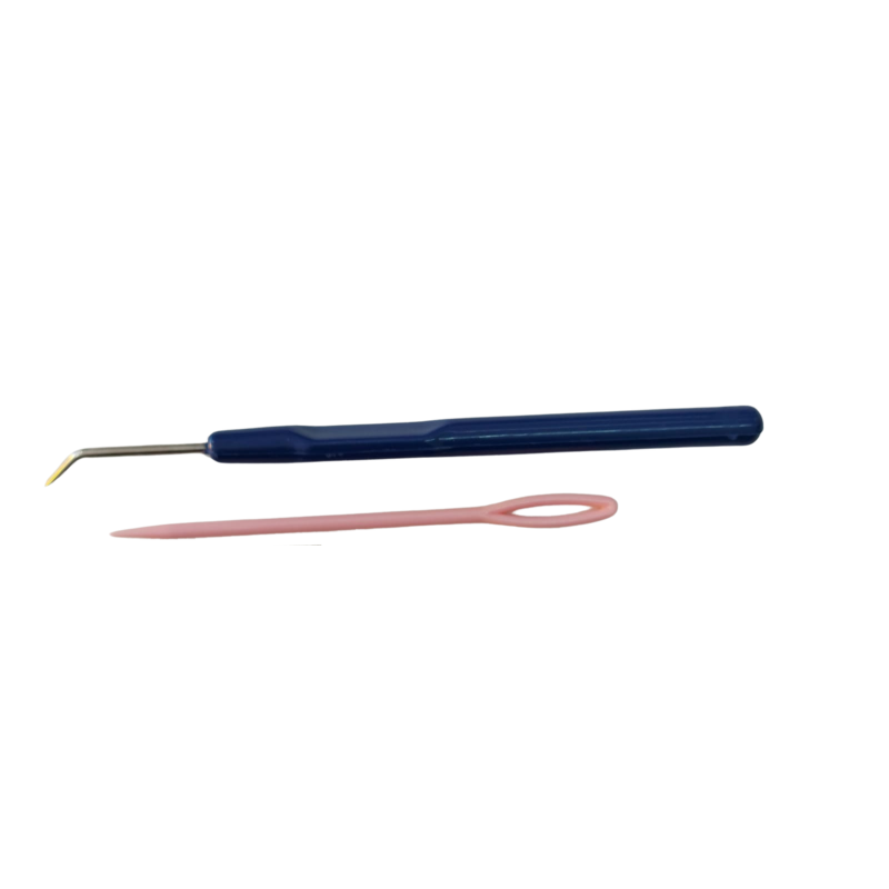 Set Gancho para telar + aguja de lana