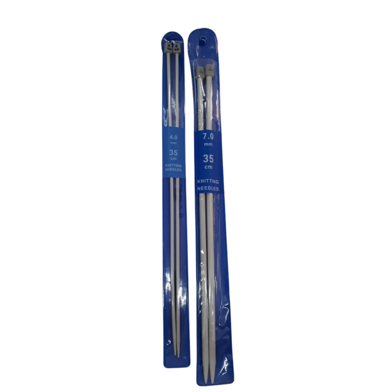 Palillo recto metalico 6.5 35cms