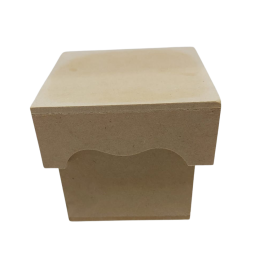 Caja cubo con tapa onda 9X9