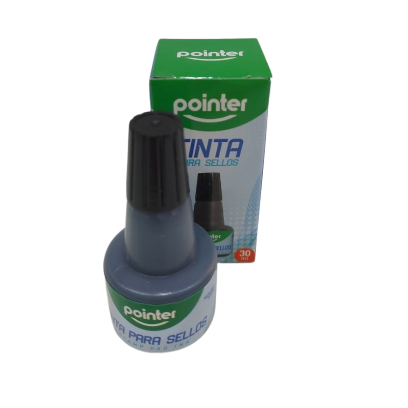 Tinta para sellos negra