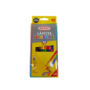 Lápiz de color bicolor Artel X12 (24 colores)