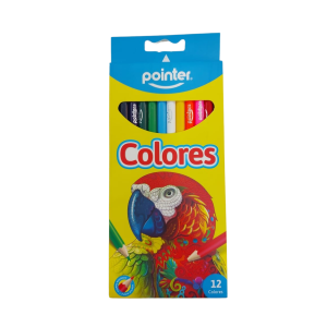 Lápiz de color x12 pointer