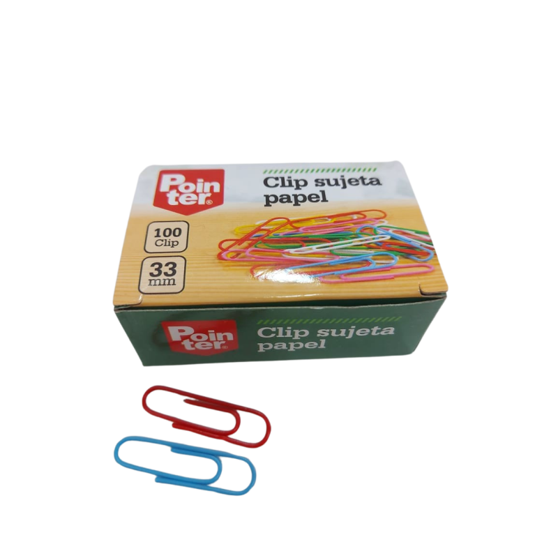 Clip para papel 33mm X100