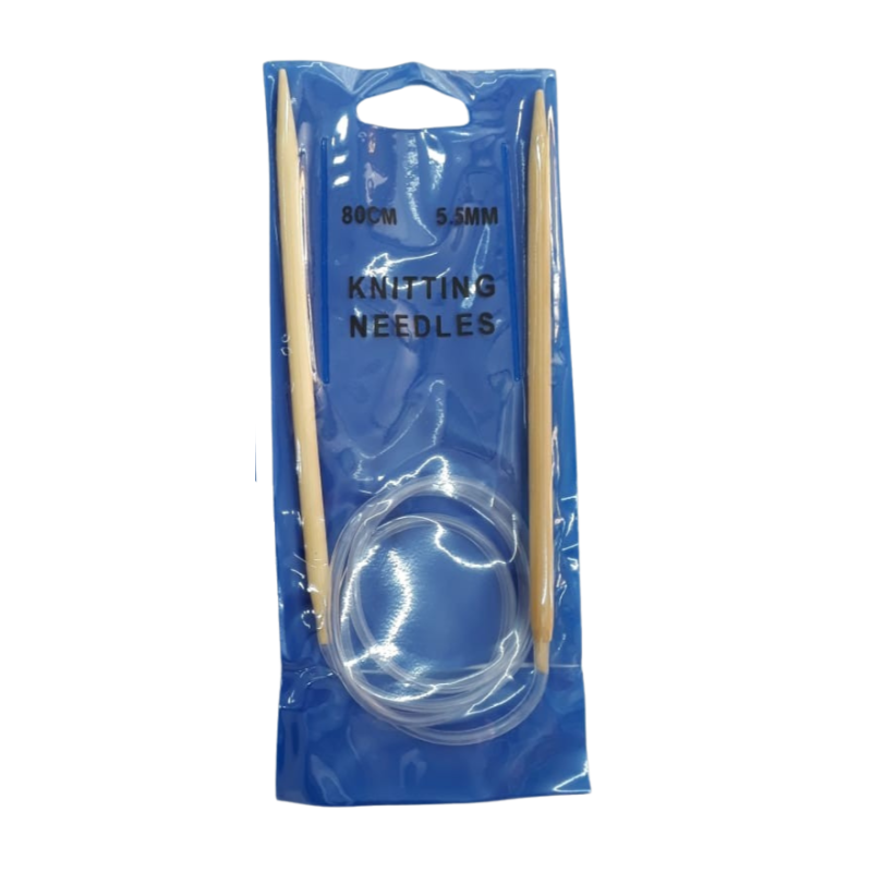 Palillo circular bambu 10.0 80cms (bambu/plastico)