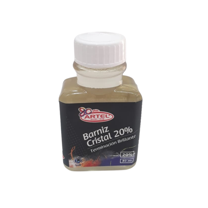 Barniz Cristal 20% Artel 80ml