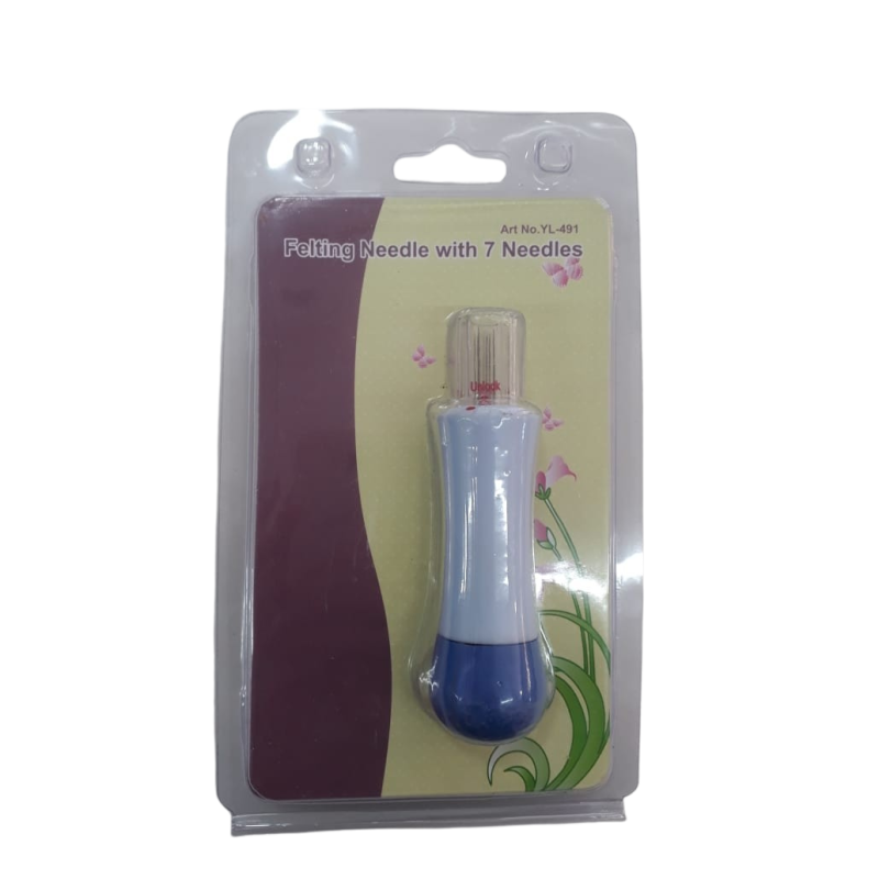 Punzón para fieltro 7 agujas