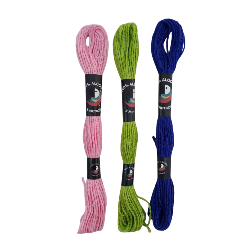 Hilo de bordar madeja COLORES