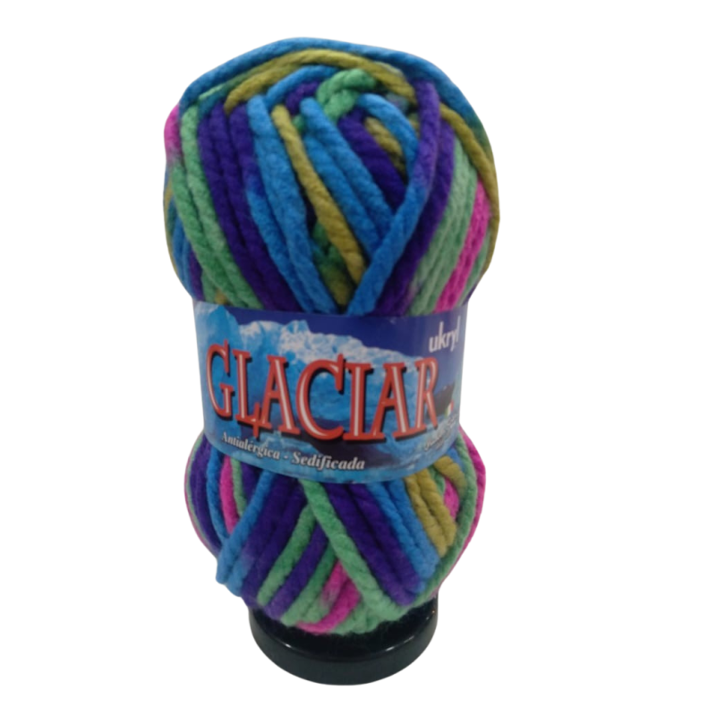 Lana Ukryl Glaciar Estampado 100gr 188