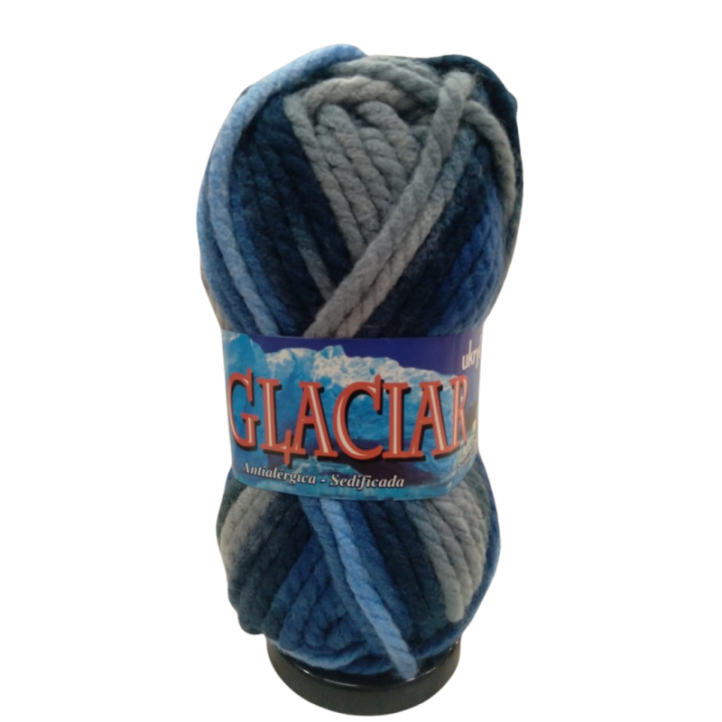 Lana Ukryl Glaciar Estampado 100gr 138