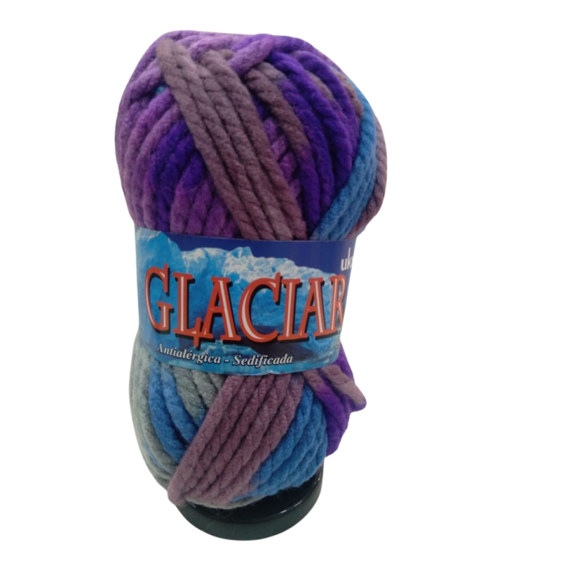 Lana Ukryl Glaciar Estampado 100gr 168
