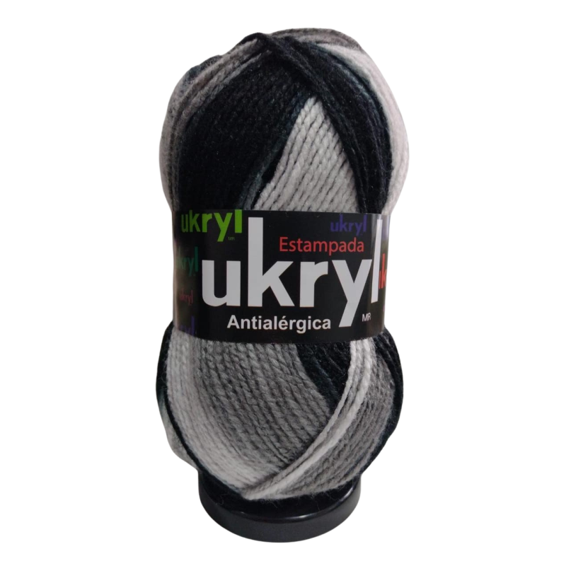 Lana Ukryl Estampada 100gr 24