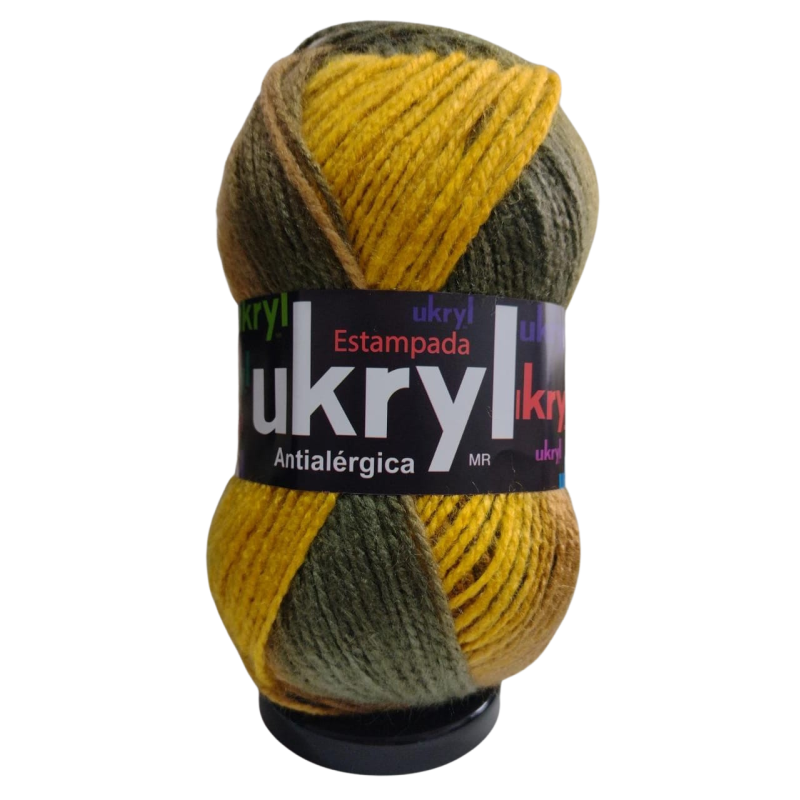 Lana Ukryl Estampada 100gr 77