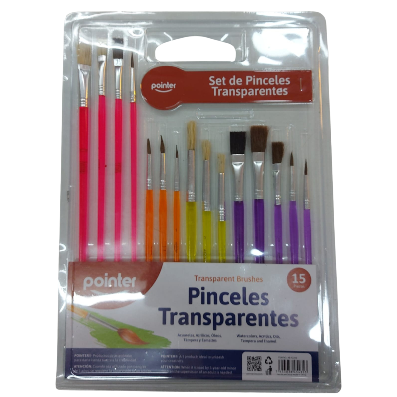 Set de pinceles X15 Acrílicos